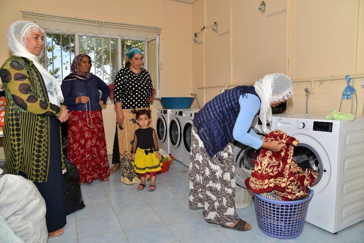 Çamaşır evlerinden üç ayda bin aile faydalandı