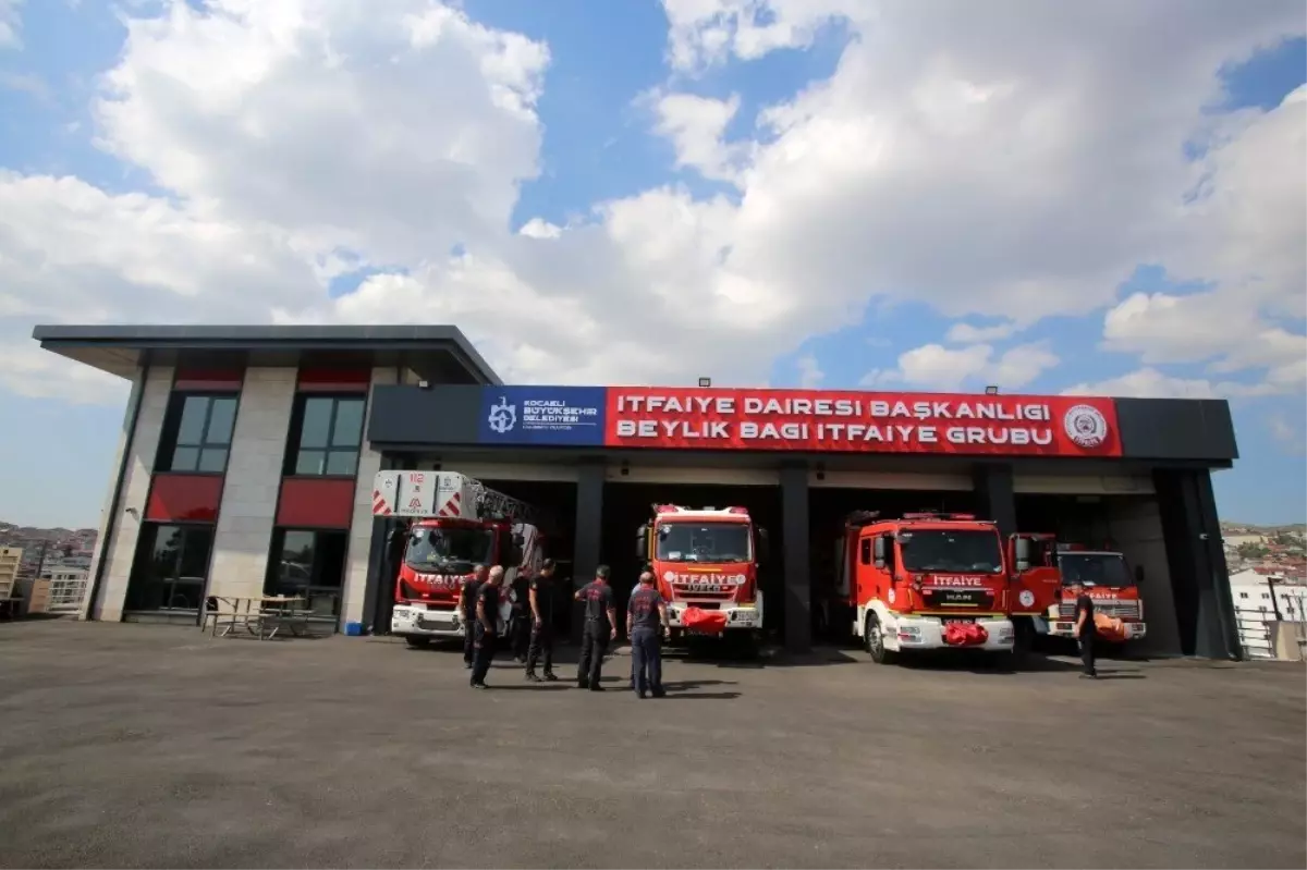 Gebze Beylikbağı İtfaiye binası faaliyete geçti