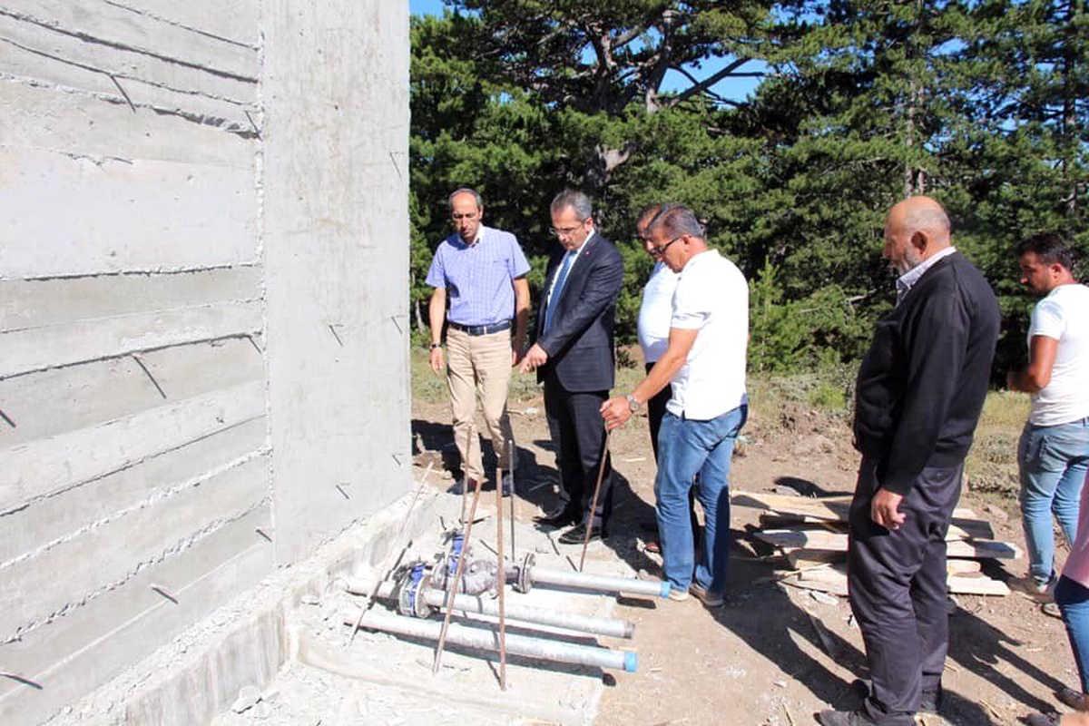 Kaymakam Pişkin, KÖYDES yatırımlarını inceledi