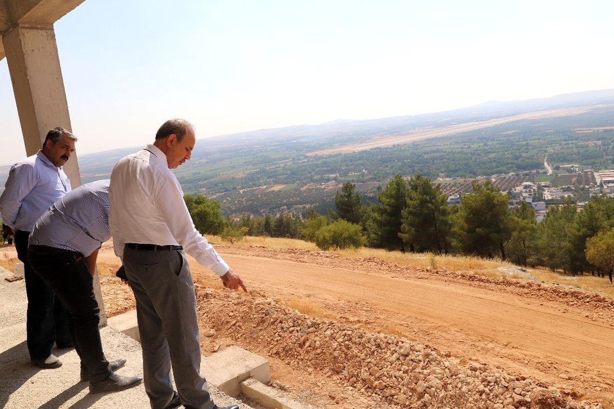 Kılıç, \'Deliklitepe Seyir Terası\' alanında incelemelerde bulundu