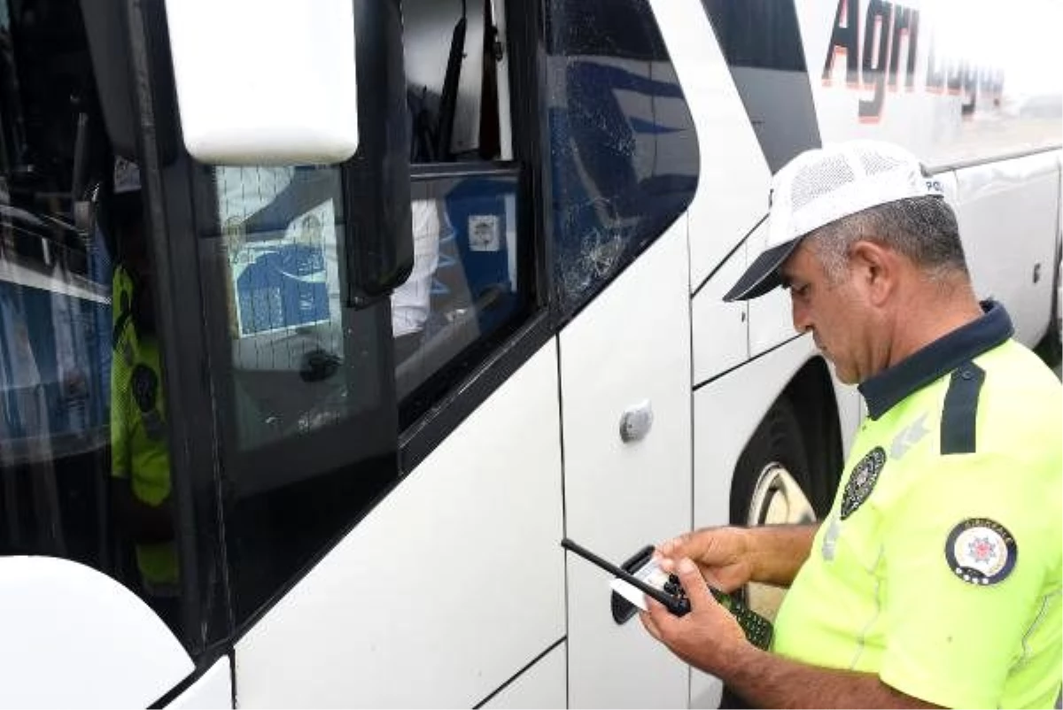 Kırıkkale polisinden otobüslerde \'takograf\' denetimi