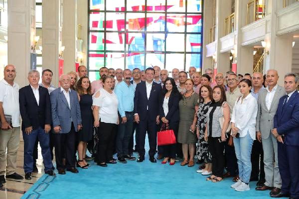 Tunceli Belediye Başkanı Maçoğlu İBB Başkanı İmamoğlu\'nu ziyaret etti