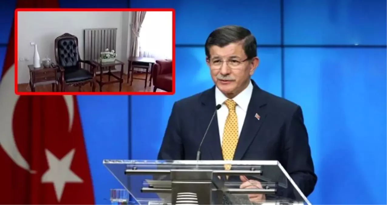 Ahmet Davutoğlu\'nun Ankara\'daki yeni parti binası ilk kez görüntülendi