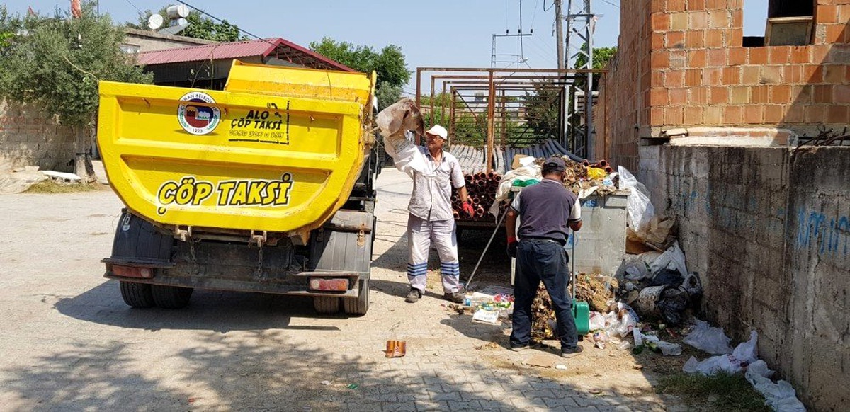 "Alo çöp taksi" Ceyhanlıların hizmetinde