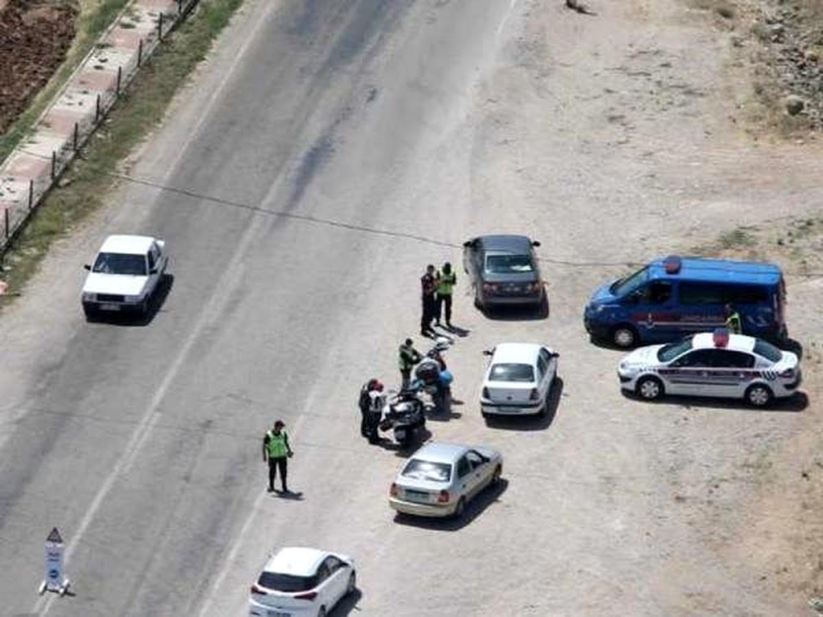 Çanakkale\'de jandarma\'dan havadan trafik denetimi