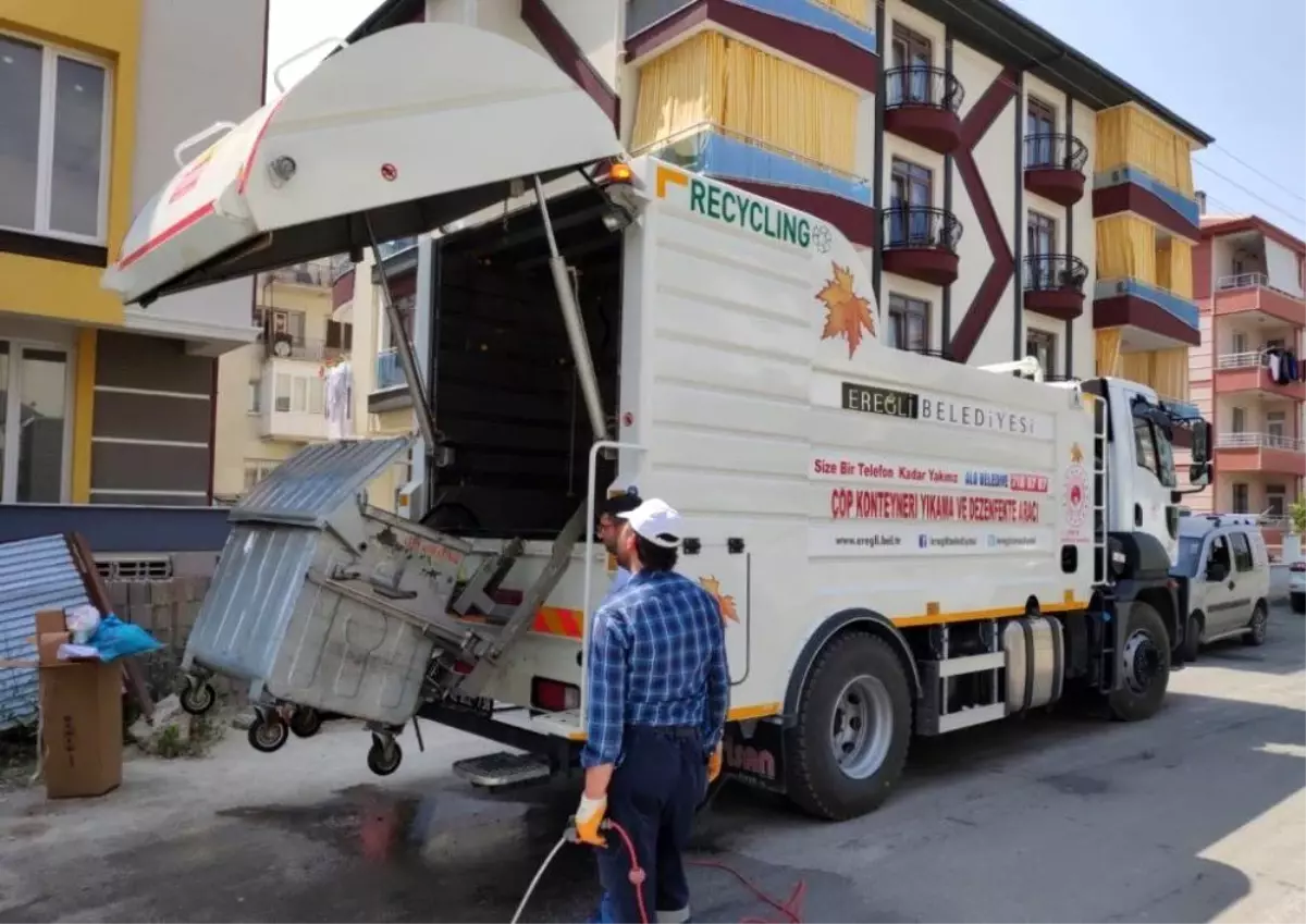 Ereğli Belediyesinden bayram sonrası temizlik hamlesi