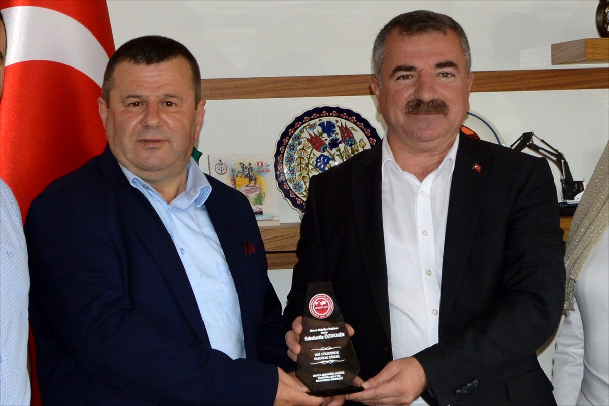 Havza Belediye Başkanı Özdemir\'e ziyaret