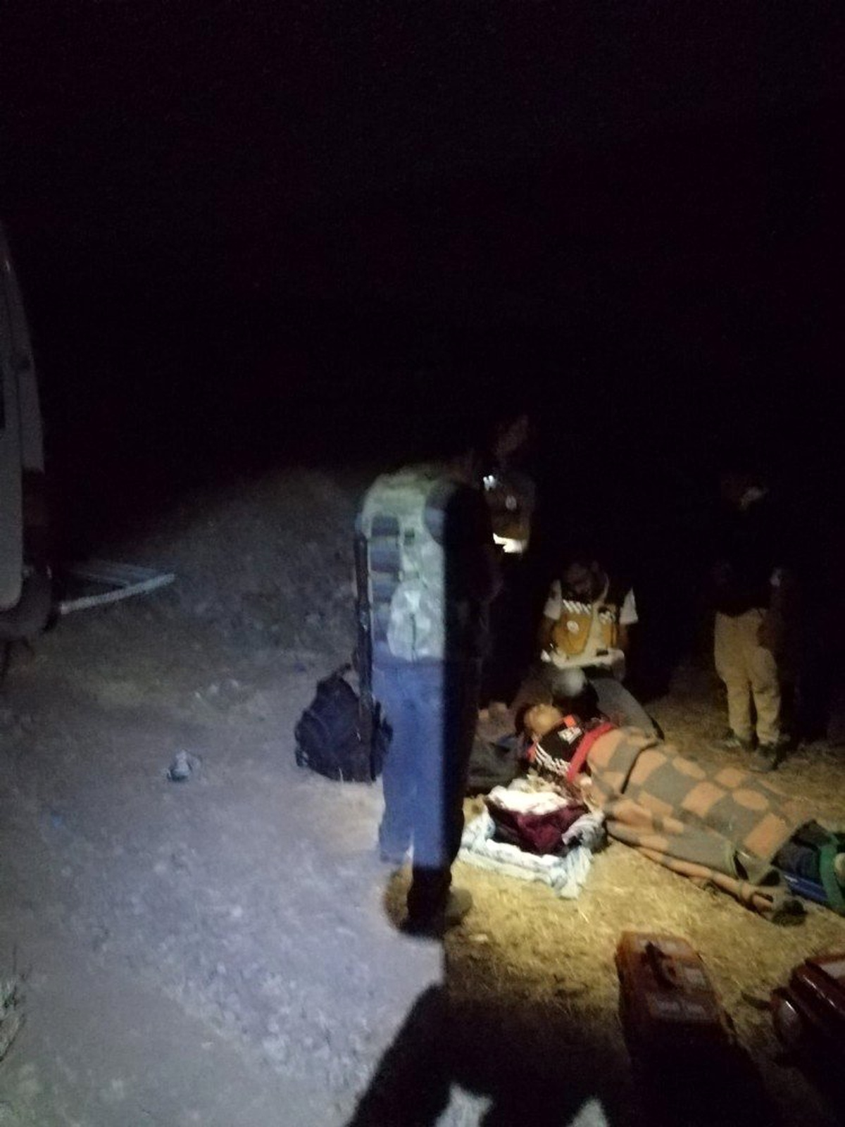 Kaçak mülteci taşıyan minibüs kaza yaptı; 17 yaralı