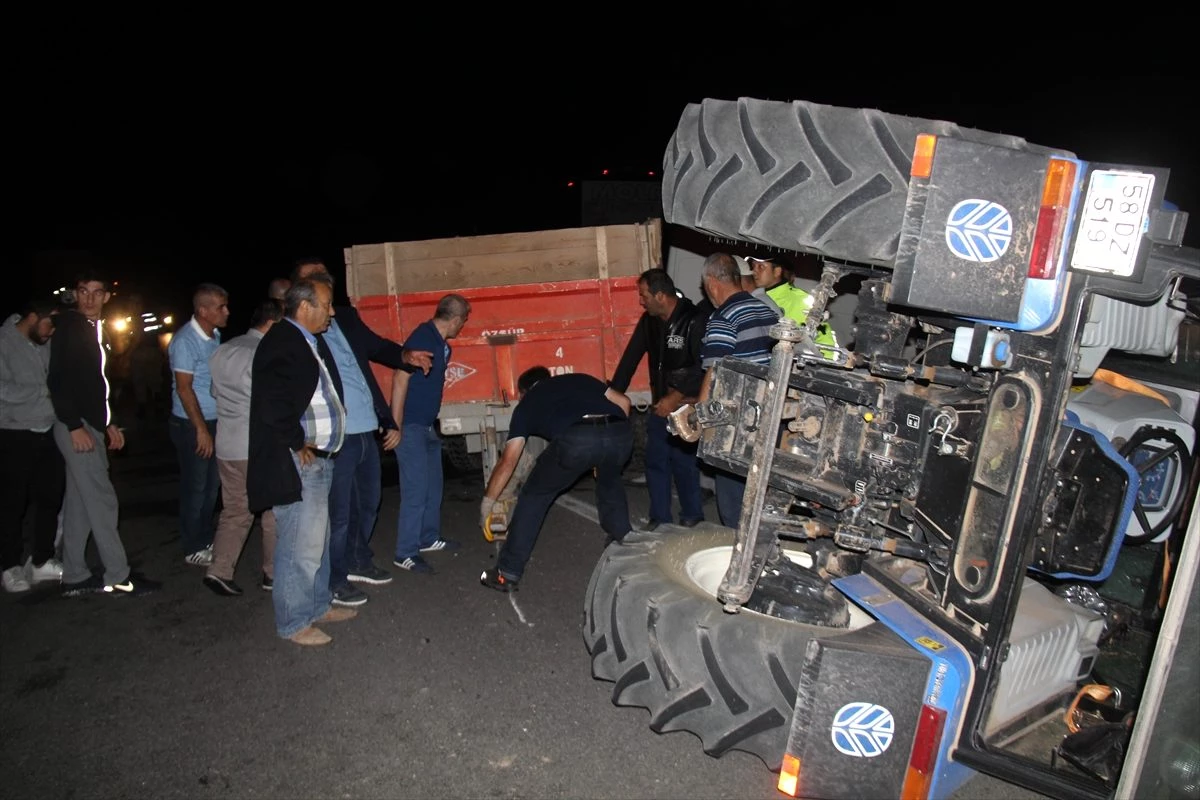 Sivas\'ta trafik kazası: 8 yaralı
