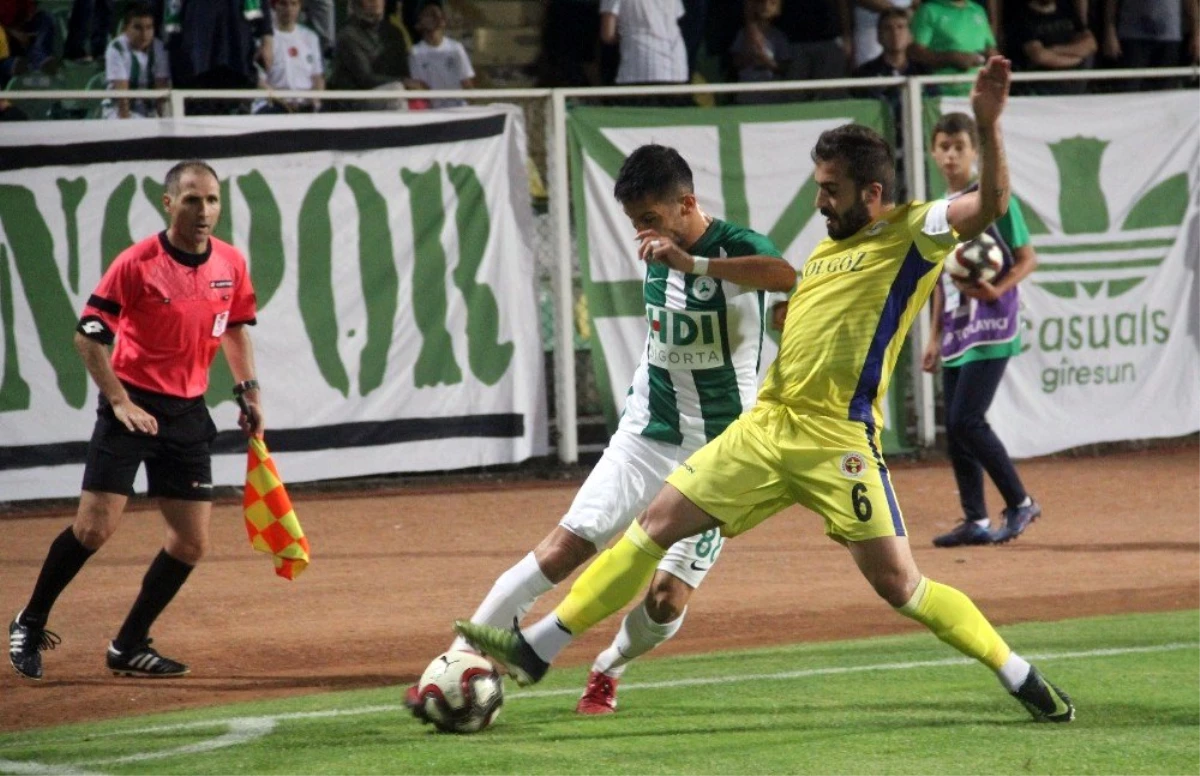 Spor Toto 1. Lig: Giresunspor: 0 - Menemenspor: 2 (Maç sonucu)