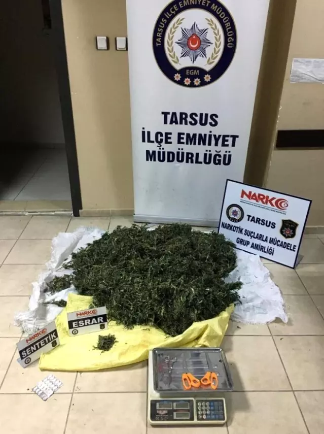 Tarsus’ta uyuşturucu operasyonu Son Dakika