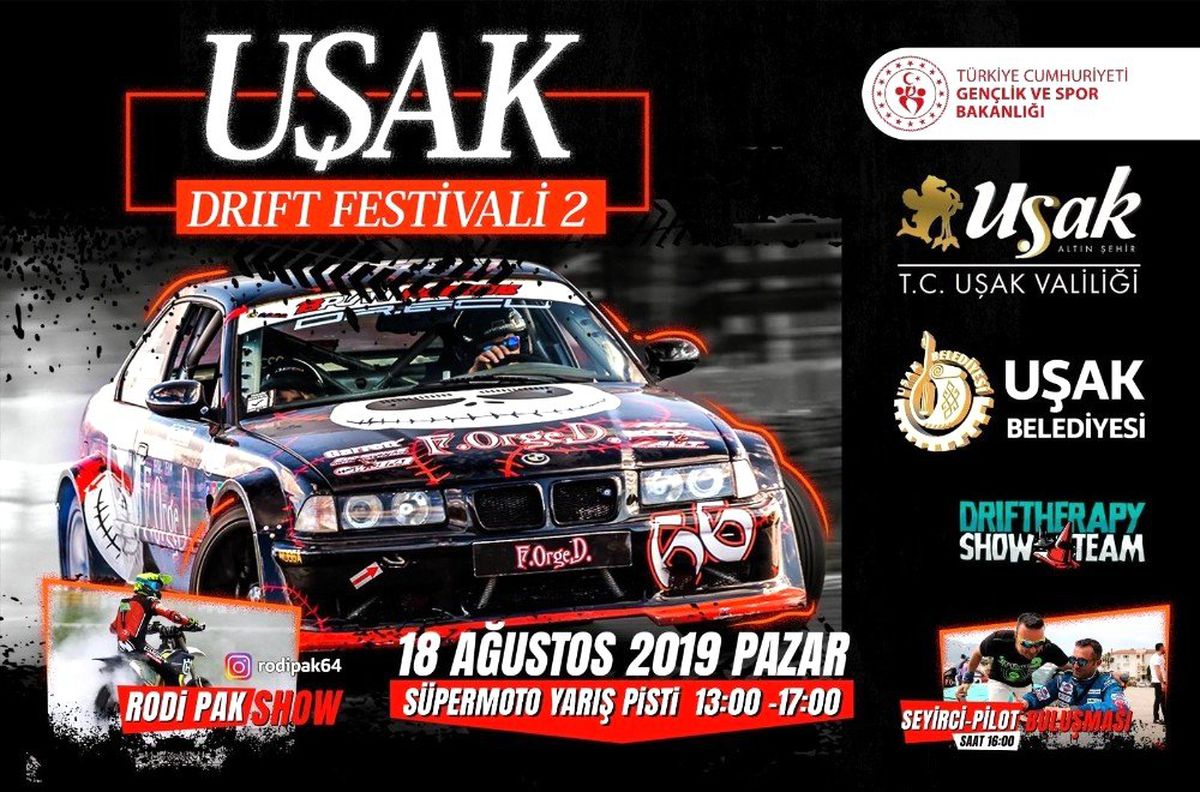 Uşak Süpermoto Pisti\'nde \'Drift Festivali\' yapılacak