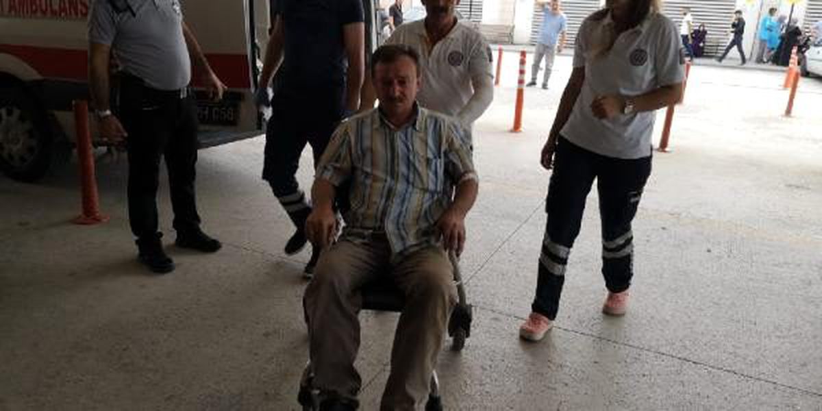 Yangını söndürmeye yardımcı olan 2 kişiye köpek saldırdı