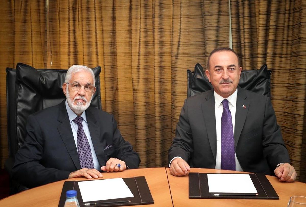 Bakan Çavuşoğlu, Libyalı mevkidaşı ile bir araya geldi