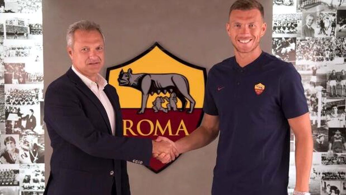 Edin Dzeko, Roma\'da kaldı