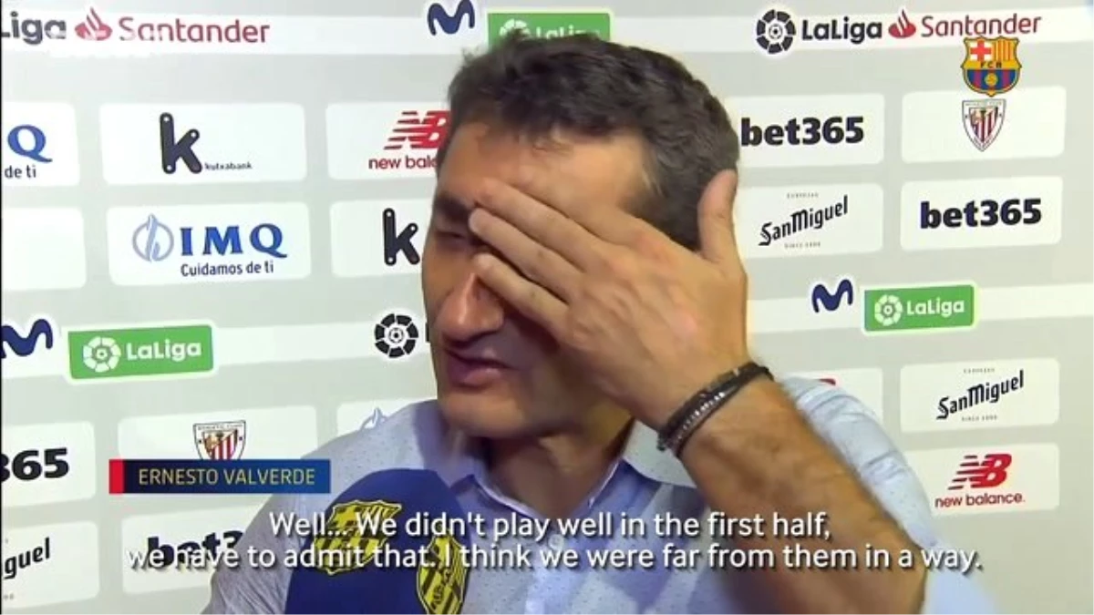 Ernesto Valverde, Barca\'nın İlk La Liga Çıkışını Değerlendirdi