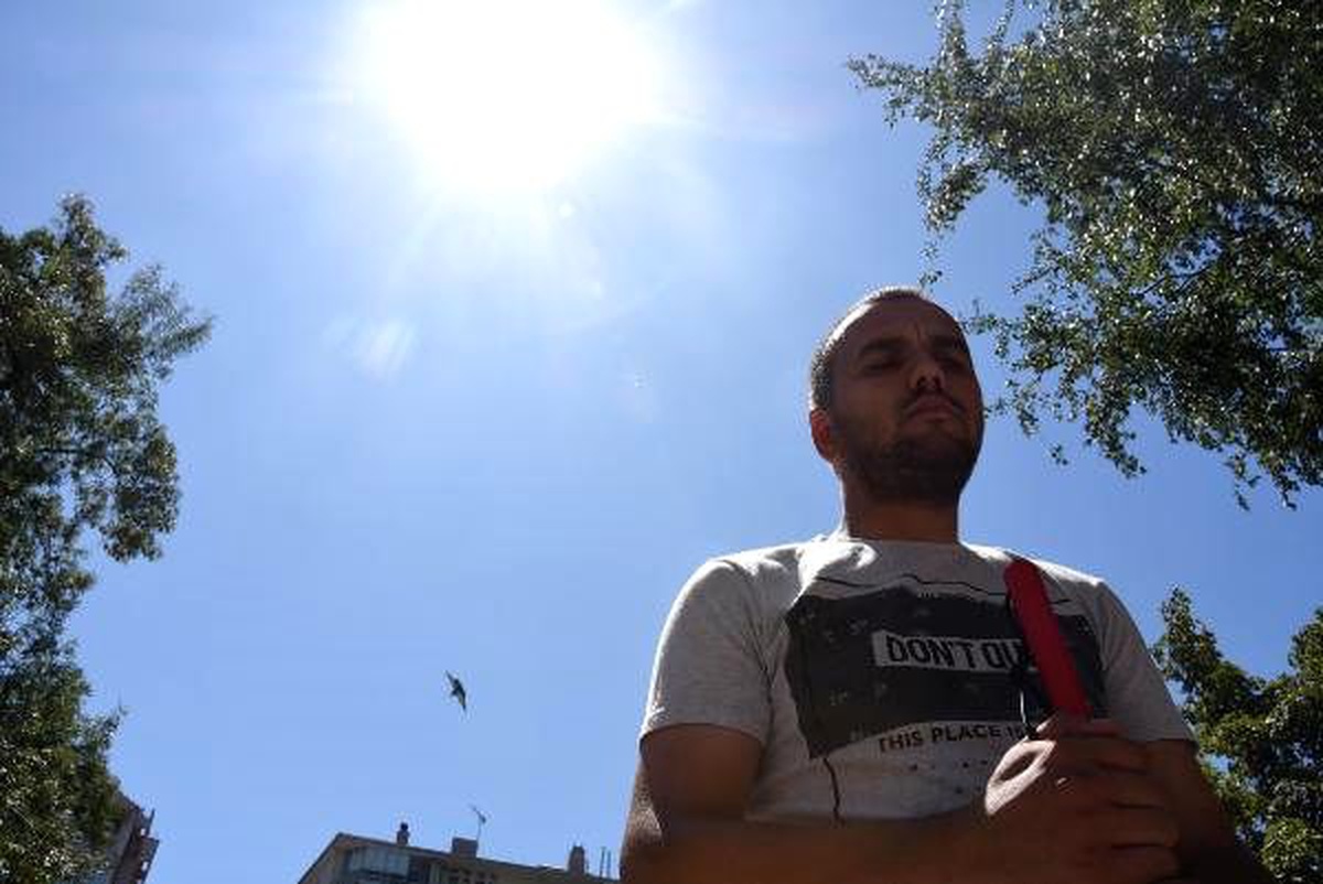 Güneş tutulmasında görme yetisini kaybetti, hayata sporla tutundu