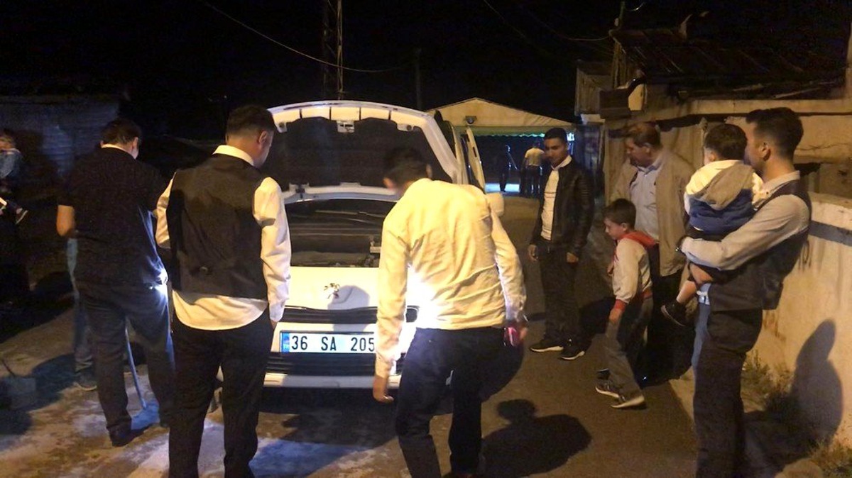 Sarıkamış\'ta araç motoruna giren iki kedi 4 saatte kurtarıldı