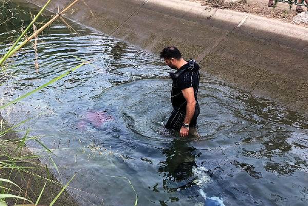 Serinlemek için kanala giren Suriyeli öldü