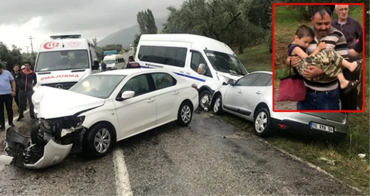 Bursa Orhangazi\'de zincirleme kaza: 1\'i ağır 18 yaralı