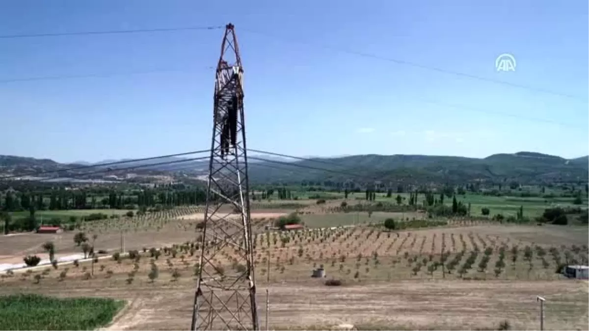 Elektrik hatlarına "havalı" temizlik