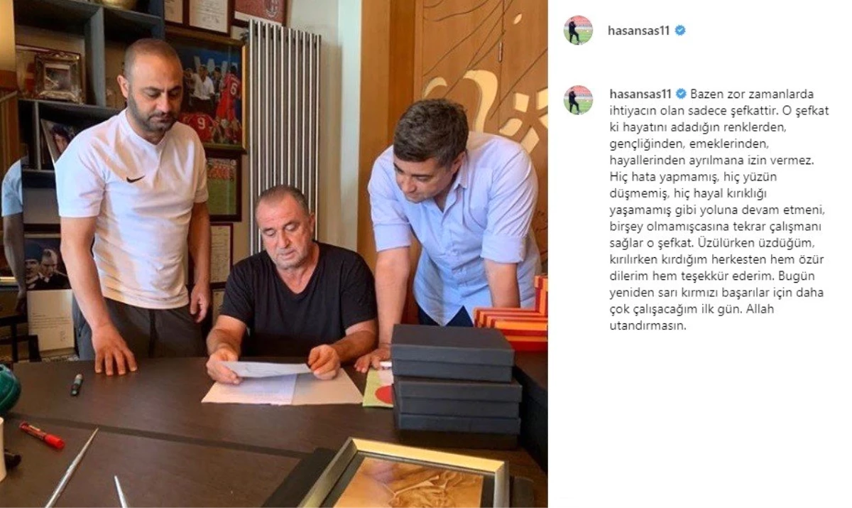 Galatasaray\'da Hasan Şaş görevine geri döndü