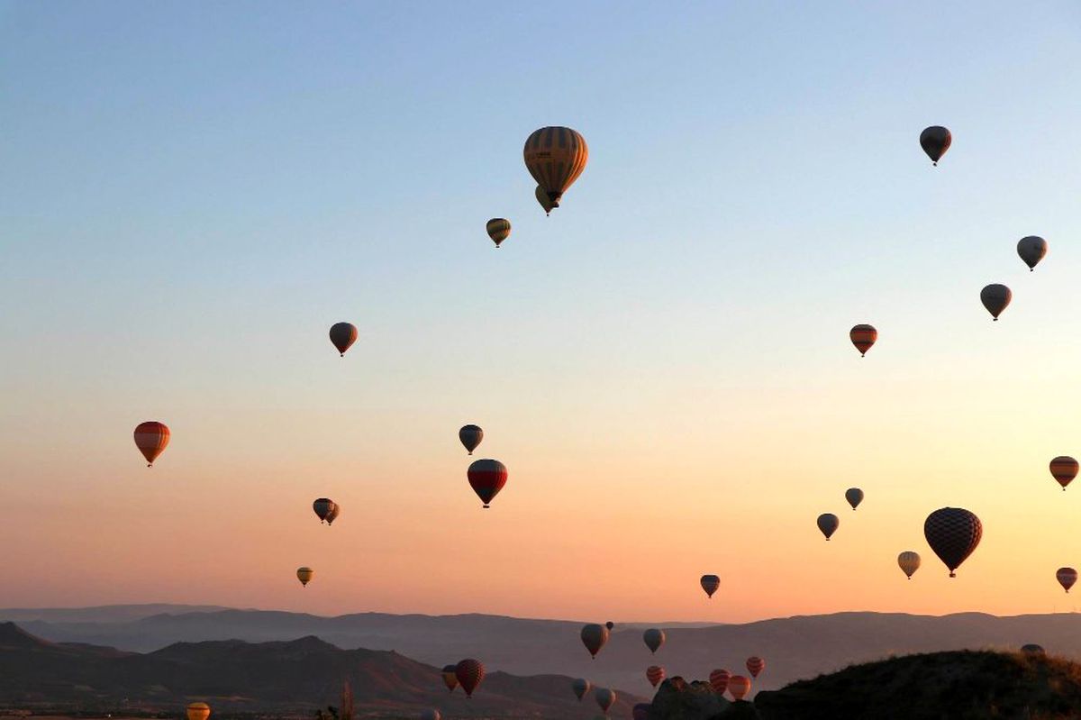 Kapadokya\'da balon turları iptal edildi