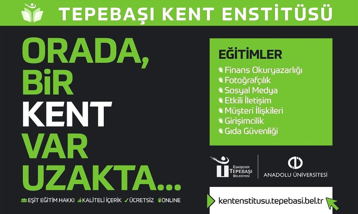 Kent enstitüsü eğitimlerine yoğun ilgi