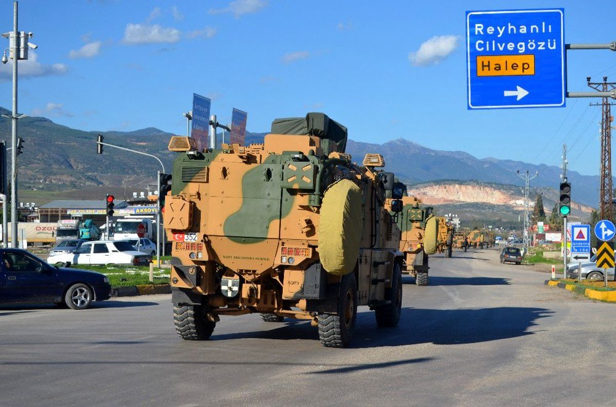 Suriye sınırına tank takviyesi