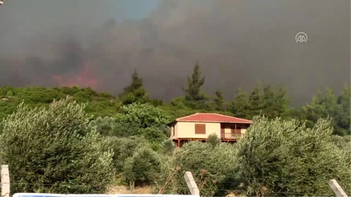 Urla\'da orman yangını (2)