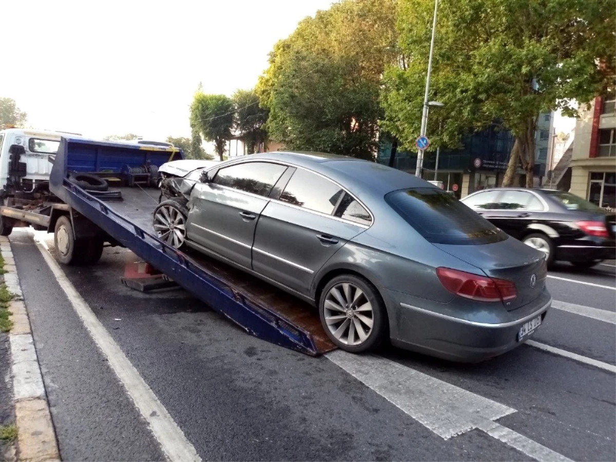 Vatan Caddesinde trafik kazası: 1 yaralı