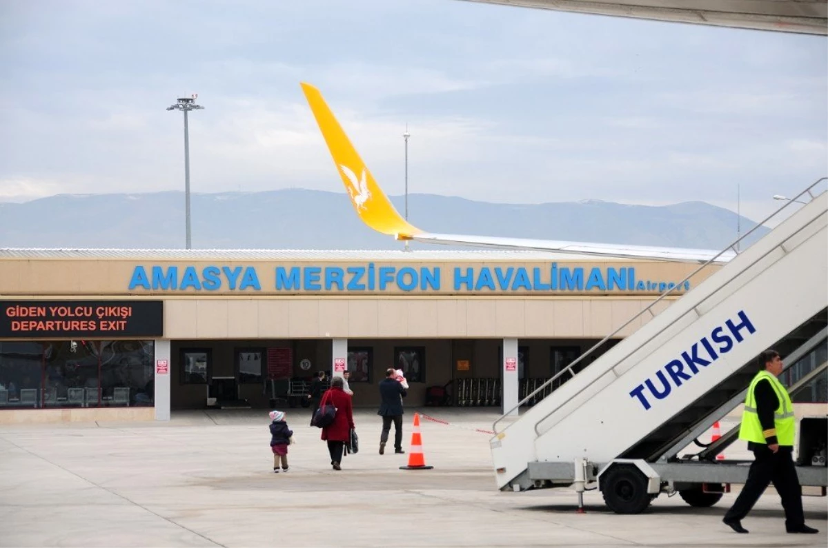 Amasya Merzifon Havalimanından 2019 yılının ilk 7 ayında 100 binden fazla yolcu uçtu