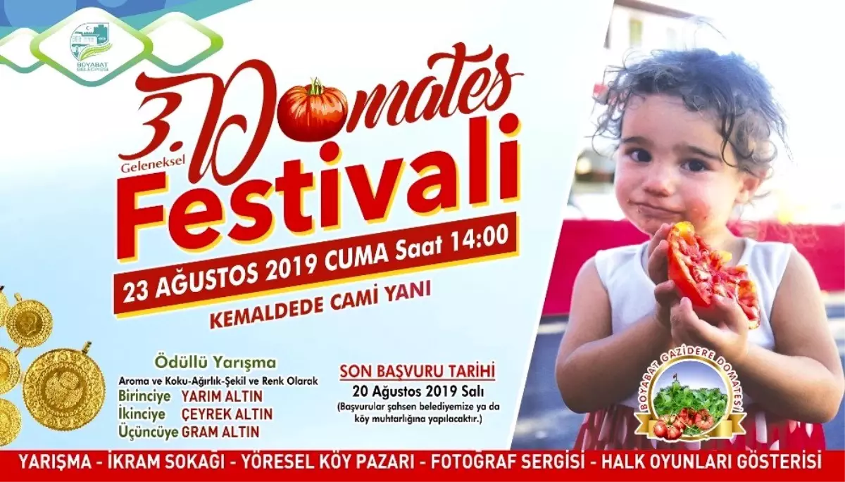 Başkan Çakıcı\'dan domates festivaline davet