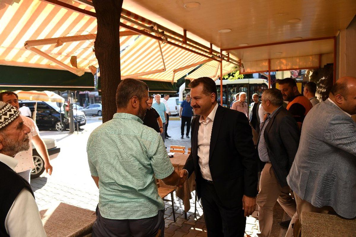Başkan Yılmaz Gönen\'de
