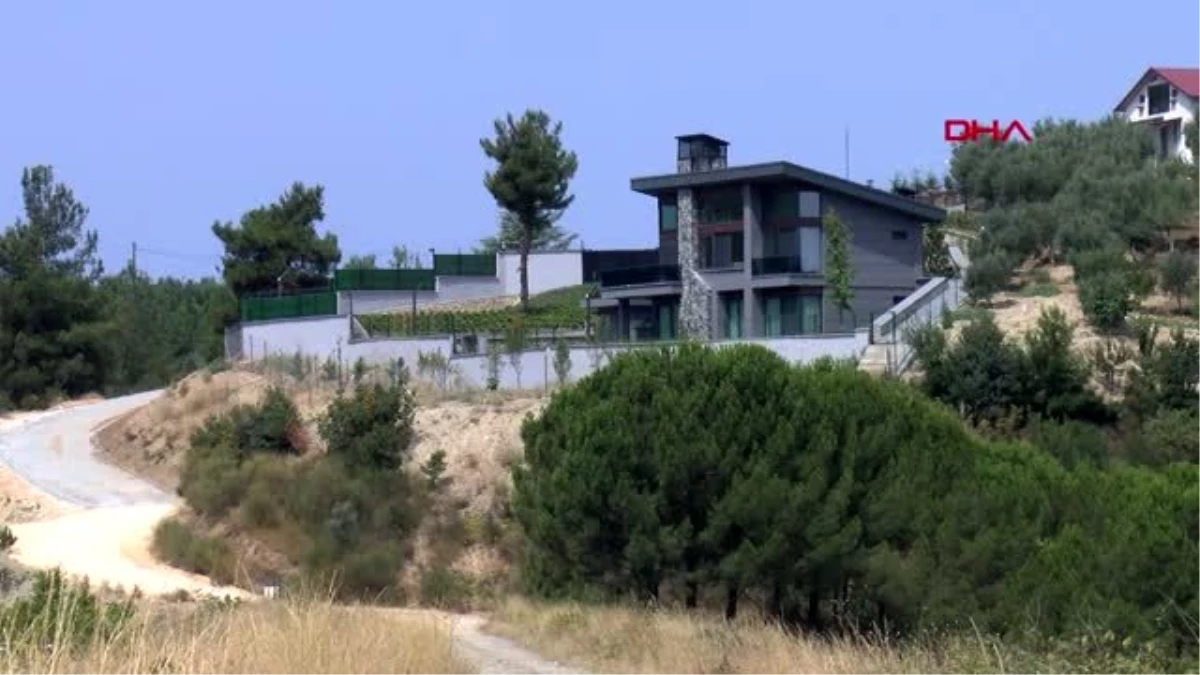 BURSA Nilfüfer\'de CHP\'li başkanın imarsız alana kaçak villa yaptırdığı iddiası