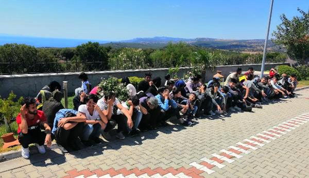 Çanakkale\'de 80 kaçak göçmen yakalandı
