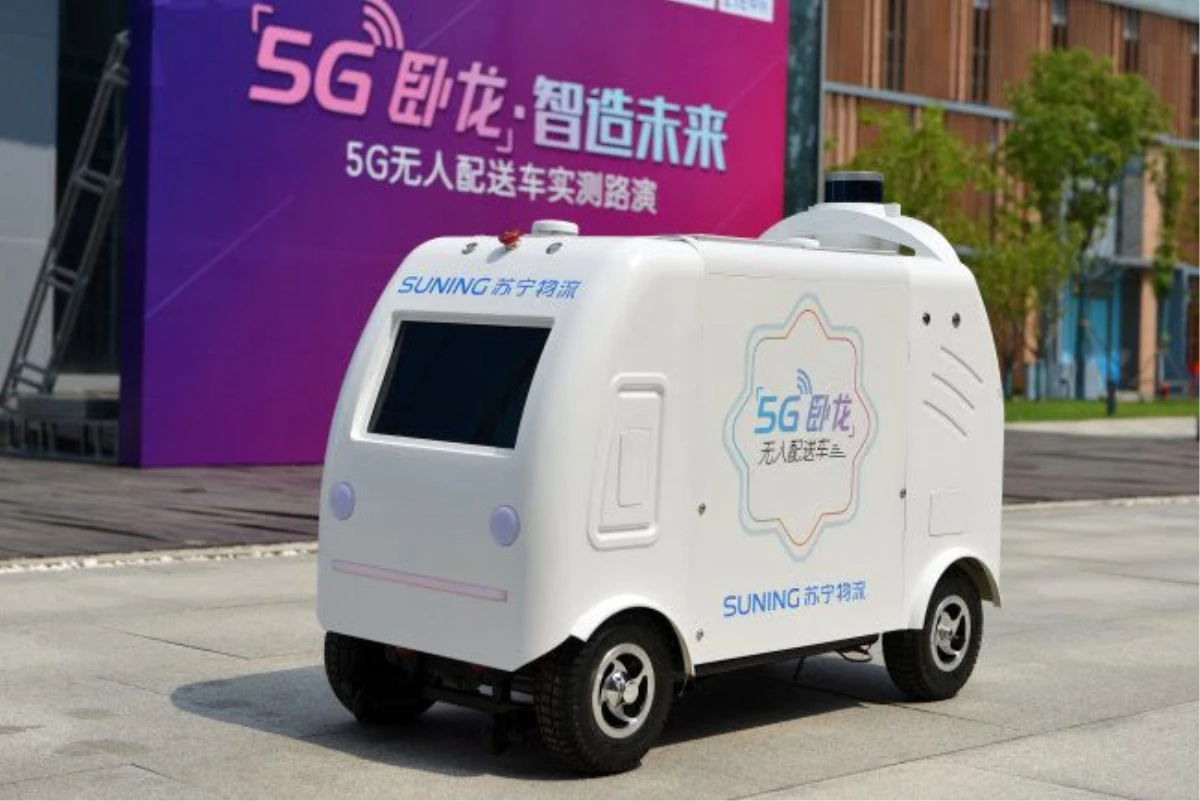 Çinli perakende devi Suning, teslimatlarını 5G\'li insansız araçlarla yapacak