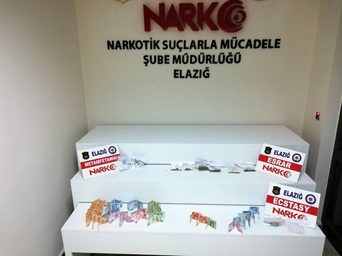 Elazığ\'da uyuşturucu operasyonu: 2 tutuklama