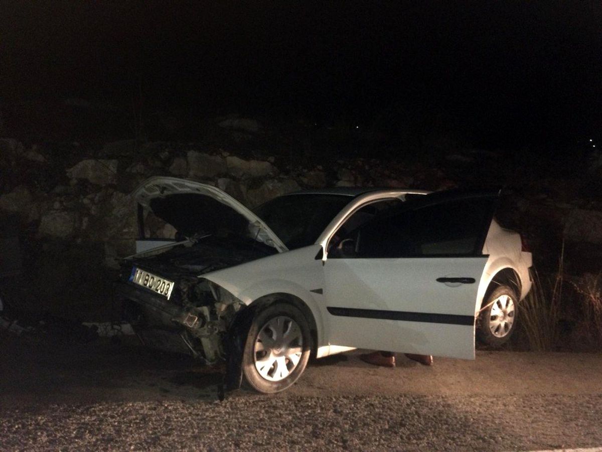 Gülümbe rampalarında trafik kazası; 2 yaralı