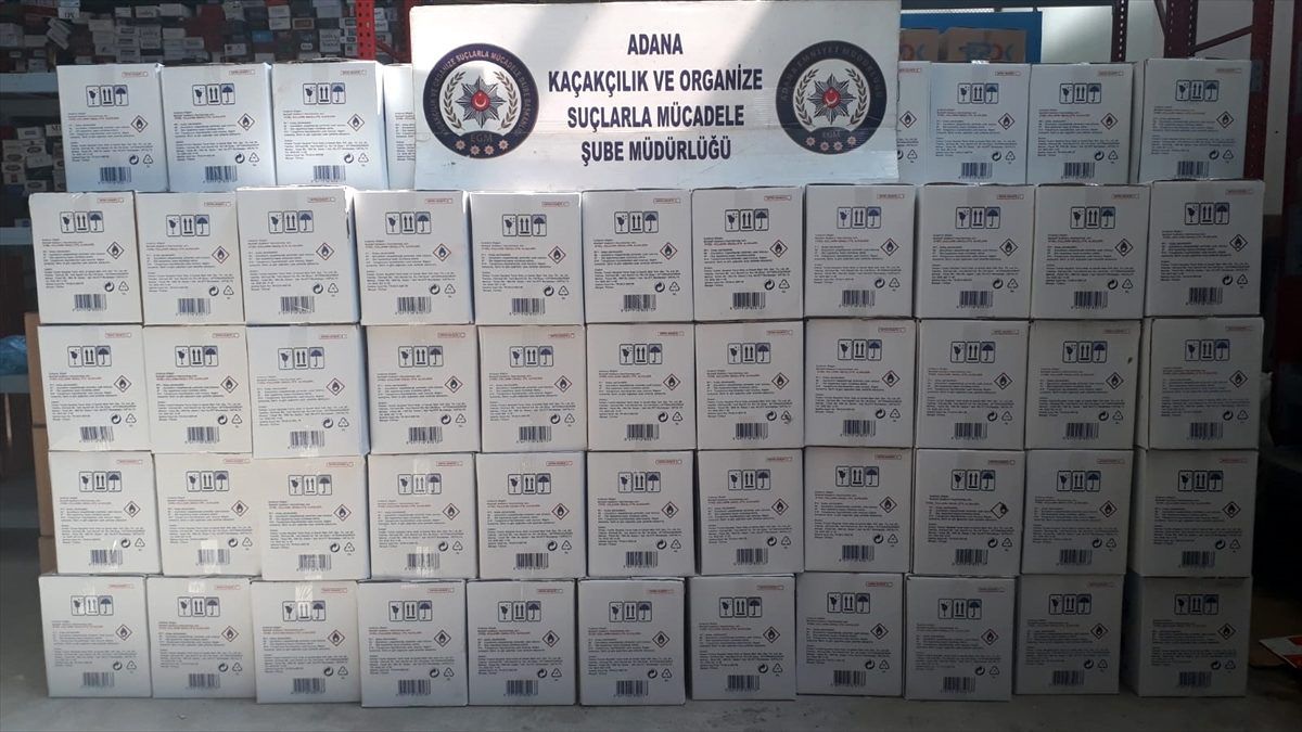Adana\'da sahte içki operasyonu