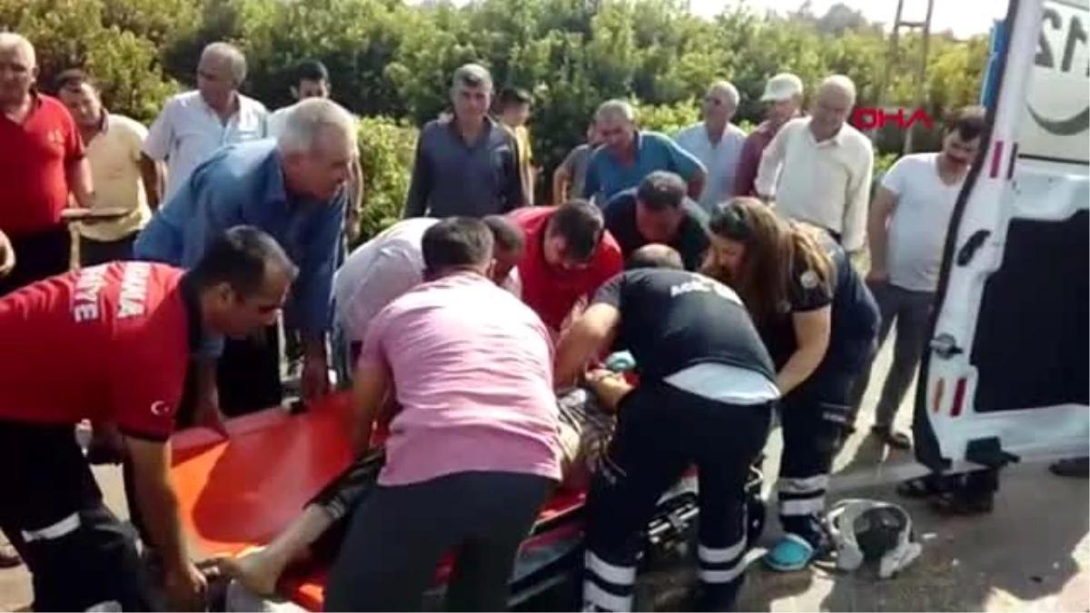 ADANA Kozan\'da trafik kazası 1 ölü, 3 yaralı