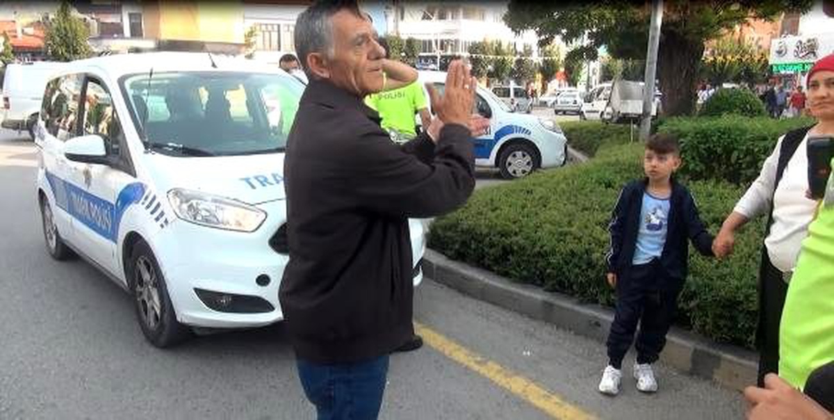 Halk otobüsünün çarptığı çocuk yaralandı