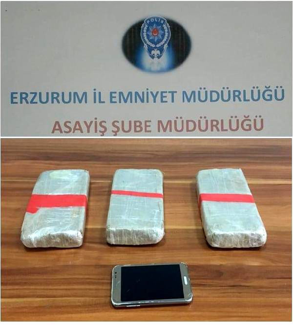 Hamile gibi davrandı, karnına sarılı 1 kilo eroin ele geçti