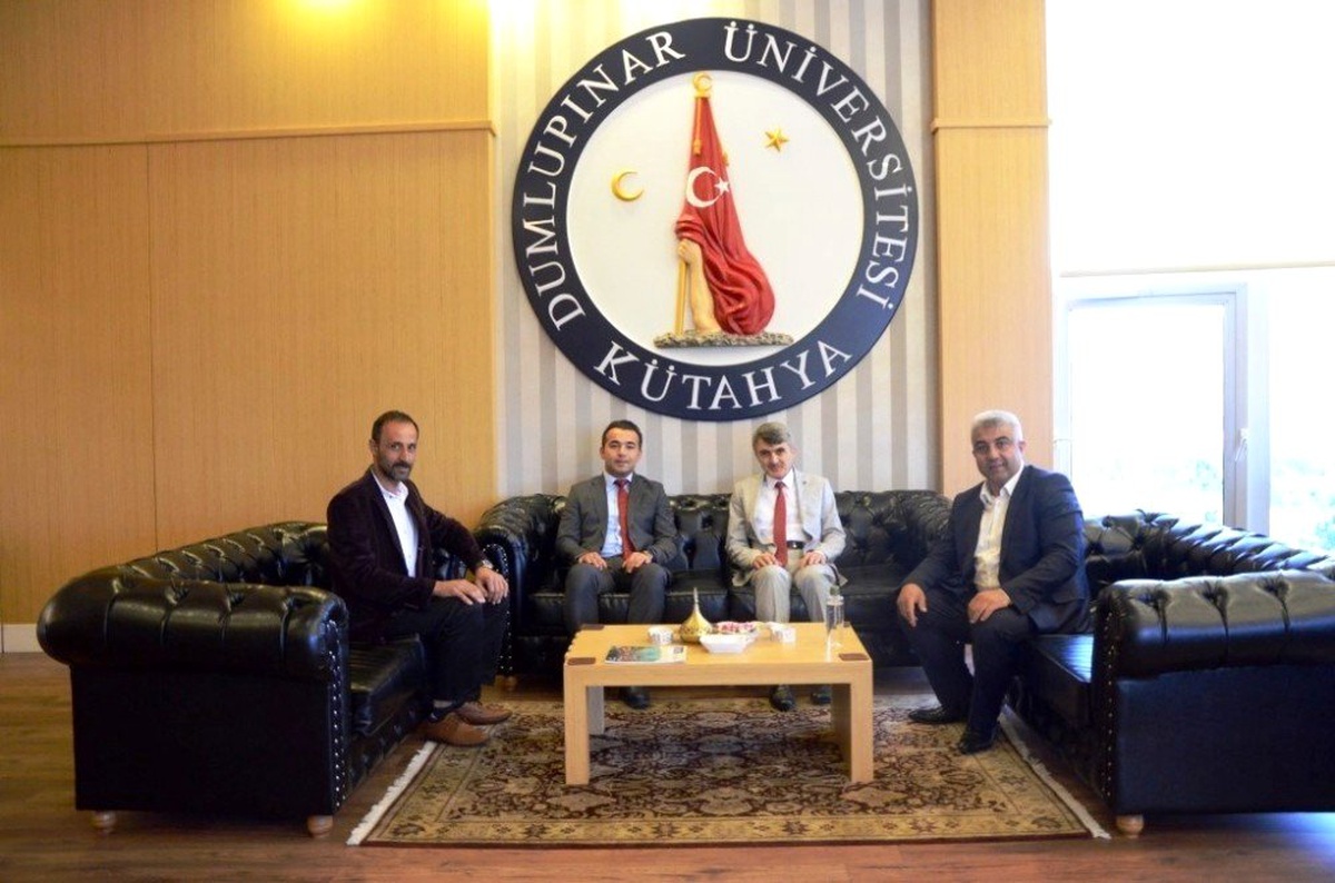 Hisarcık Kaymakamı ve Belediye Başkanı\'ndan Rektör Uysal\'a ziyaret