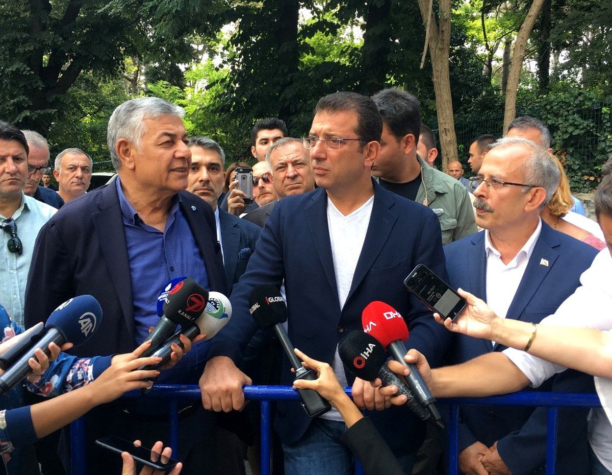 İBB Başkanı Ekrem İmamoğlu, Sarıyer\'de incelemelerde bulundu