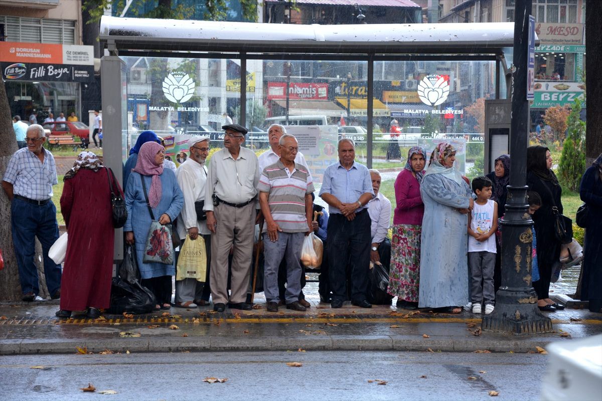 Malatya\'da yağmur
