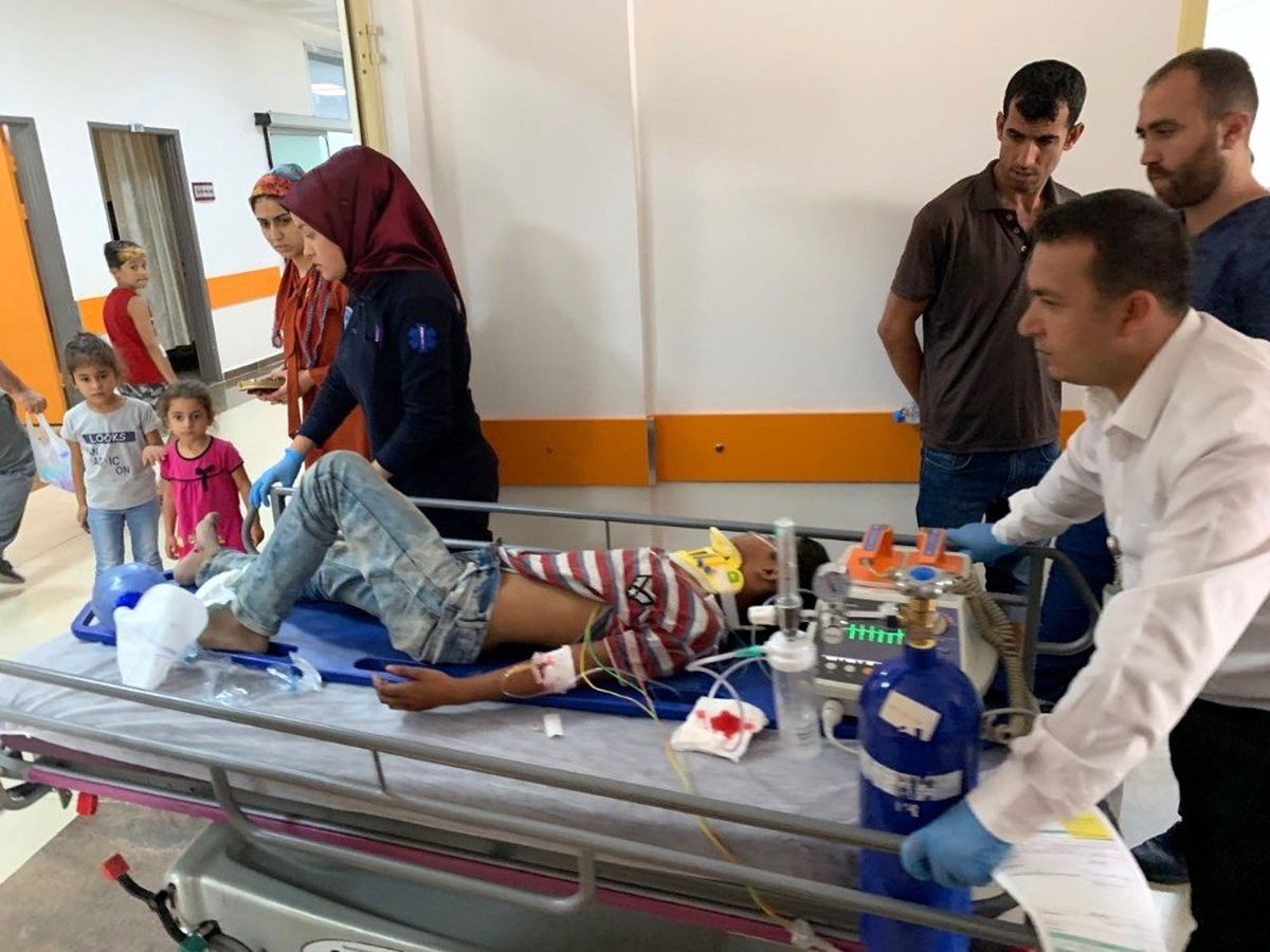 Oynamak için girdiği inşaattan düştü