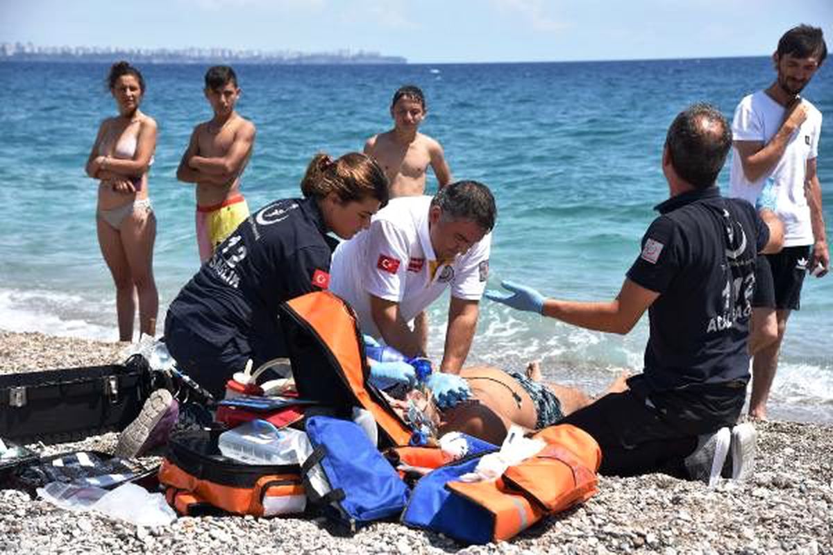 Sağlık ekiplerinin çabası boğulan kişiyi kurtarmaya yetmedi