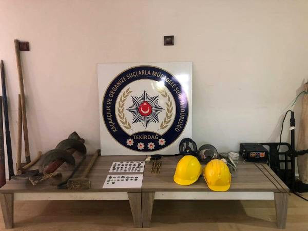 Tekirdağ\'da tarihi eser kaçakçılığı operasyonu: 10 gözaltı