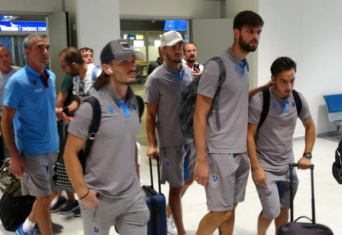 Trabzonspor, AEK maçı için Atina\'da